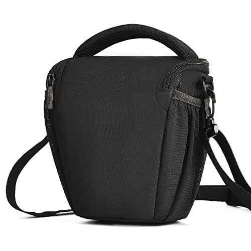 CADeN DSLR/SLR Kamera Umhängetasche Tasche Gürteltasche mit verstellbarem Schultergurt, kompatibel für Nikon, Canon, Sony spiegellose Kameras wasserdicht (Klein)
