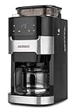 GASTROBACK 42711 Kaffeemaschine Grind & Brew Pro, Filterkaffeemaschine mit integriertem Mahlwerk, Kegelmahlwerk mit 8 Mahlstufen, Soft-Touch LCD-Display, plastic