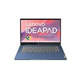 Lenovo Chromebook IdeaPad Slim 3 | 14" Full HD Display | MediaTek Kompanio 520 | 4GB RAM | 64GB SSD | ARM Mali-G52 Grafik | Chrome OS | QWERTZ | blau