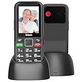 Brisum Verbesserte Version F22 Seniorenhandy ohne Vertrag,2500 mAh Akku Lange Standby-Zeit,Dual SIM mit Notruftaste,Rentner Handy Große Tasten,Großtastenhandy mit Ladestation-2,4 Zoll Farbdisplay