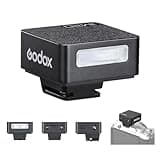 Godox iM20 Mini Kamerablitz 5 Leistungsstufen 3s Wiederaufladezeit Kamera-Speedlite 440 Blitze mit voller Leistung Einkontaktdesign Eingebauter Akku für Canon, Nikon und Sony spiegellose Kameras