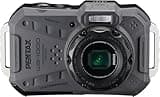 PENTAX WG-1000 (Grau), wasserdichte Digitale Kompaktkamera, konzipiert für gelegentliche Outdoor- und Unterwasserfotografie, wasserdicht bis zu Einer Tiefe von 15 Metern (bis zu Einer Stunde)