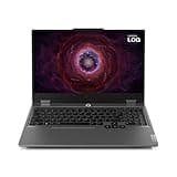 Lenovo LOQ Gaming Laptop | 15.6" Full HD 16:9 Display | 144Hz | AMD Ryzen 7 7435HS | 16GB RAM | 512GB SSD | NVIDIA GeForce RTX 4050 | Windows 11 Home | QWERTZ | grau | AI Chip LA1