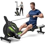 Wenoker Rudergerät mit Magnet-Fitnesstrainer, Indoor-Gerät für das Home-Gym, Cardio-Trainingsgerät, 160 kg Kapazität mit LCD-Monitor