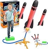 Outdoor Spielzeug ab 3 4 5 6 7 8 Jahre Junge, Raketen Geschenke Spiele für Kinder Mädchen 3-9 Jahre für Draußen Gartenspiele Rakete Spielzeug