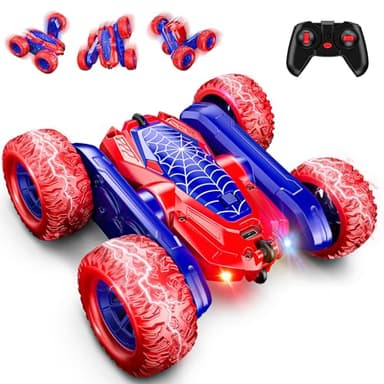 Dreamlandia Ferngesteuertes Auto ab 3-10 Jahre, 2.4Ghz 360° Flip RC Auto Outdoor Spielzeug ab 3-8 Jahre Junge, 4WD Monstertruck Geburtstags Ostergeschenke für Kinder, Junge