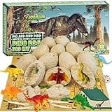 Joozmui Dino Ausgrabungsset für Kinder, Ei Dinosaurier Spielzeug ab 4 5 6 7 8 9 10 Jahre Junge Spielzeug Figuren Geschenk Kinderspielzeug